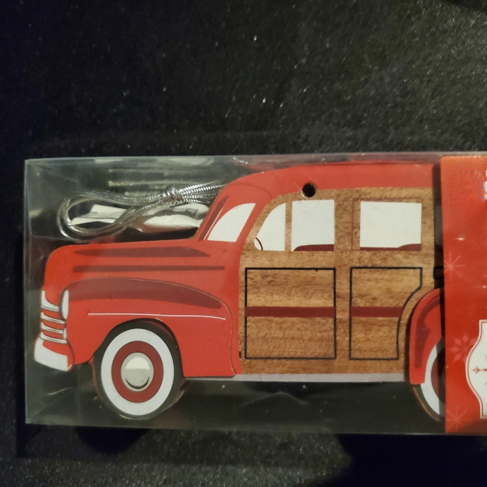 Red Vintage Car Air Freshener